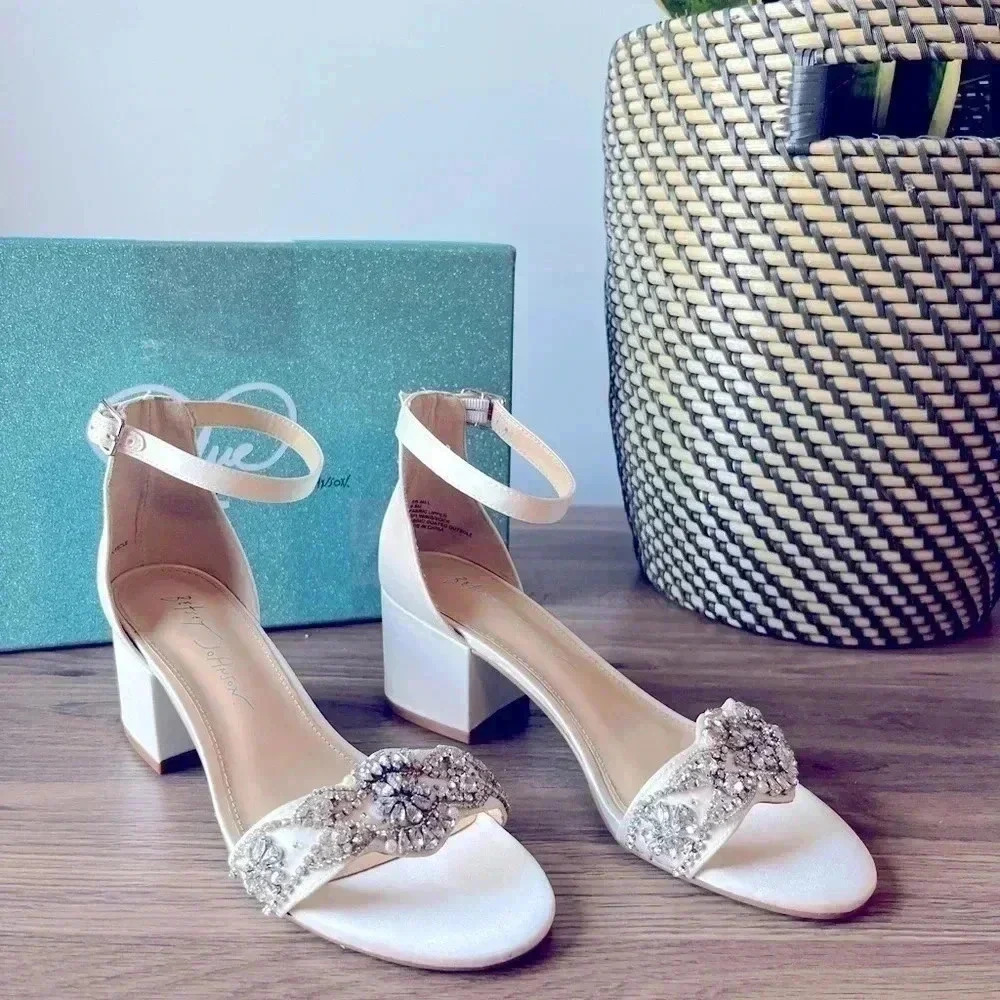 Women’s Jeweled Heel Mel Sandal by Blue by Betsy Johnson